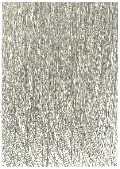 Adam Fowler, Untitled (4 Layers), 2013
Graphite on paper, hand cut, 22 x 16 inches (56 x 41 cm)