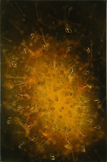 David Mann, Fuse, 2013
Acrylic and oil on canvas, 66 x 44 inches (168 x 112 cm)