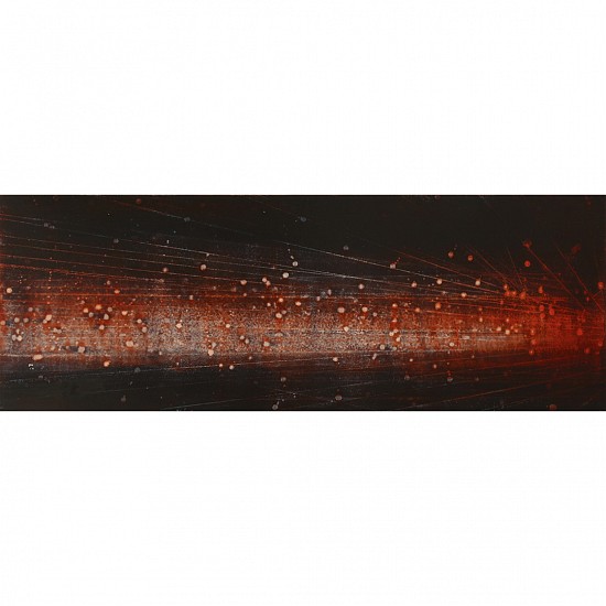 David Mann, Ignition, 2015
Oil and alkyd on canvas, 13 x 36 inches (33 x 91.5 cm)