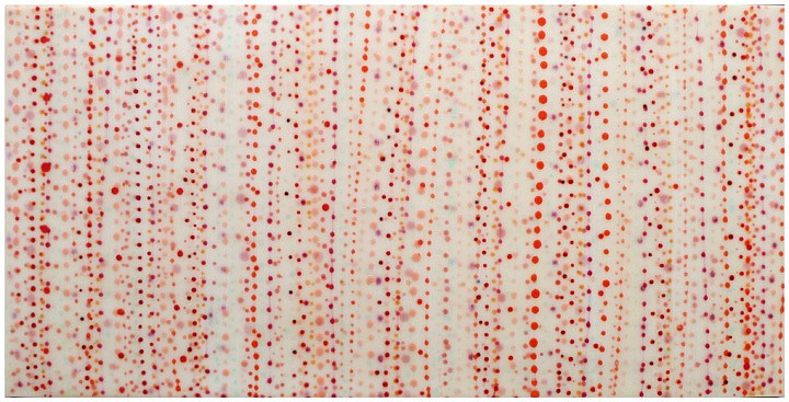 Heidi Van Wieren, Preppy Ray, 2013
PVA, Elmer's glue and ink, 30 x 60 inches (76 x 152 cm)