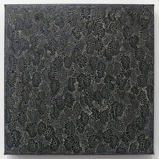 Tad Mike, Tatra Mountains, Zakopane Poland:  Stones of Miroslaw Baca V study #2 July 17-August 6, 2012, 2012
Walnut ink and Swedish varnish on artfix Belgian linen, 10 x 10 inches (25 x 25 cm)