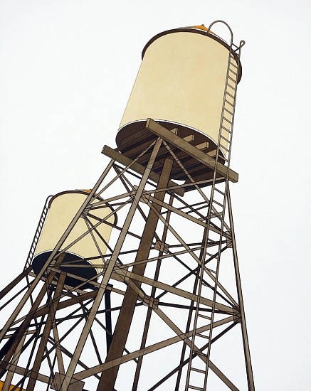 William Steiger, Watertowers NYC, 2013
Oil on linen, 60 x 48 inches (152 x 122 cm)