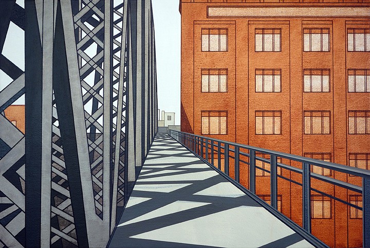 William Steiger, Bridge Walkway, 2013
Oil on linen, 20 x 30 inches (51 x 76 cm)
Sold