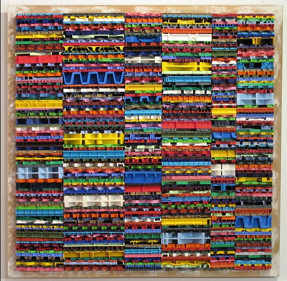 Charles Spurrier, Other Than Authorized, 2011
Paint, electrical hardware, lights, Plastic, wood, wire, 45 x 45 x 3 inches (114 x 114 x 7 cm)