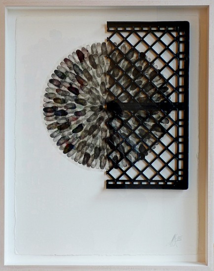 Charles Spurrier, Untitled, 2011
Tape, pigment, plastic on paper, 30 x 23 inches (76 x 58 cm)