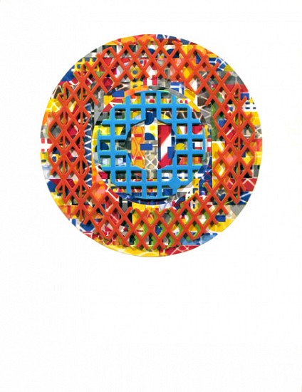 Charles Spurrier, Untitled, 2011
Spray paint, plastic, acrylic on paper, 22 x 16 inches (55 x 40 cm)