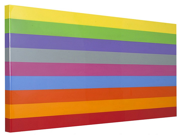 Heidi Spector, Groove is in the Heart, 2012
Acrylic with resin on Russian birch panel, 27 x 55 inches (68.5 x 138 cm)