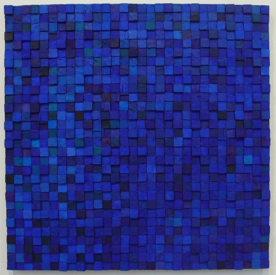 Carlos Estrada-Vega, Maria, 2008
Oleopasto, wax, pigment, oil and limestone on canvas, 24 x 24 inches (61 x 61 cm)