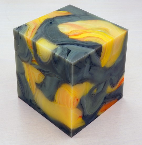 Matthias van Arkel, Mini Cube 13-20-3, 2013
Dyed platinum silicone rubber, 4 x 4 x 4 inches (10 x 10 x 10 cm)