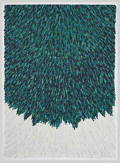 Omar Chacon, Verde Verde de...Bianco Bianco como, 2014
Acrylic on paper, 34 x 26.25 inches (86 x 61.5 cm)
Sold