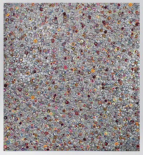 Omar Chacon, Mesalina Tropical Plateada, 2015
Acrylic on canvas, 60 Ã— 55 in (152.4 Ã— 139.7 cm)
Sold