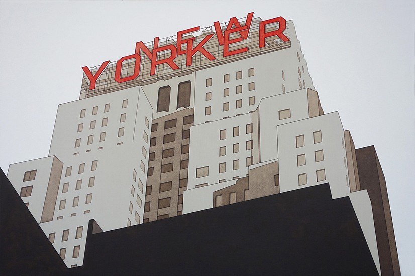 William Steiger, New Yorker, 2016
Oil on linen, 40 x 60 inches (101.5 x 152.5 cm)