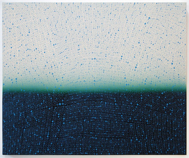 Teo González, Arch/Horizon Painting 4, 2016
Acrylic on canvas over panel, 36 x 44 inches (91.5 x 112 cm)