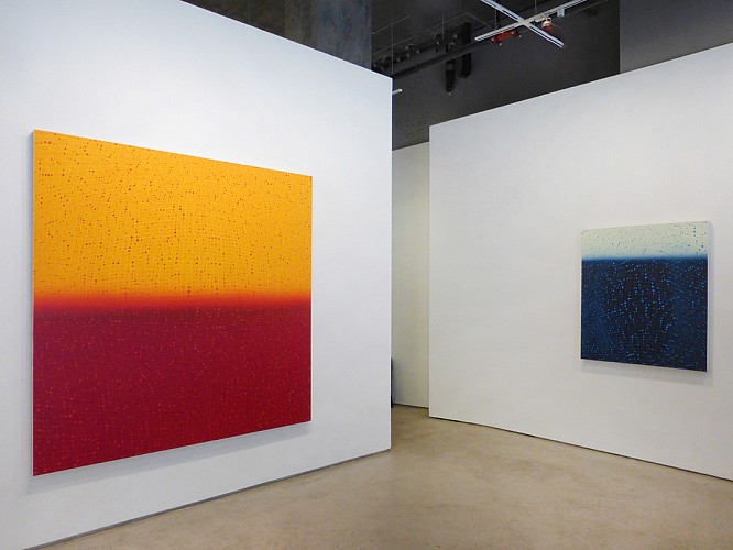 Teo González - Arch/Horizon Paintings - Installation View