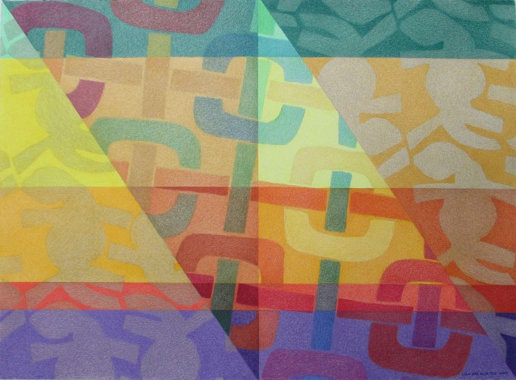 Lula Mae Blocton, Seeing U, 2014
 color pencils on rag paper, 22 x 30 inches (56 x 76 cm)