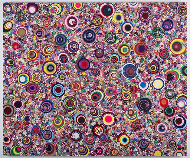 Omar Chacon, Bacanal Chitaga, 2012
Acrylic on canvas, 50 x 60 inches (127 x 152 cm)