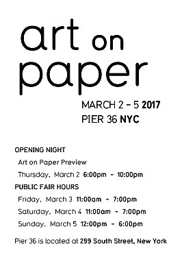 Art on Paper New York 2017 - Installation View