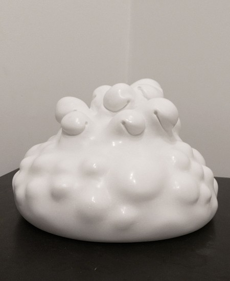 Venske &amp; Spänle, Chapeau Malienne II, 2017
Polished Lasa marble, 15 x 15 x 8.5 inches (39 x 39 x 22 cm)