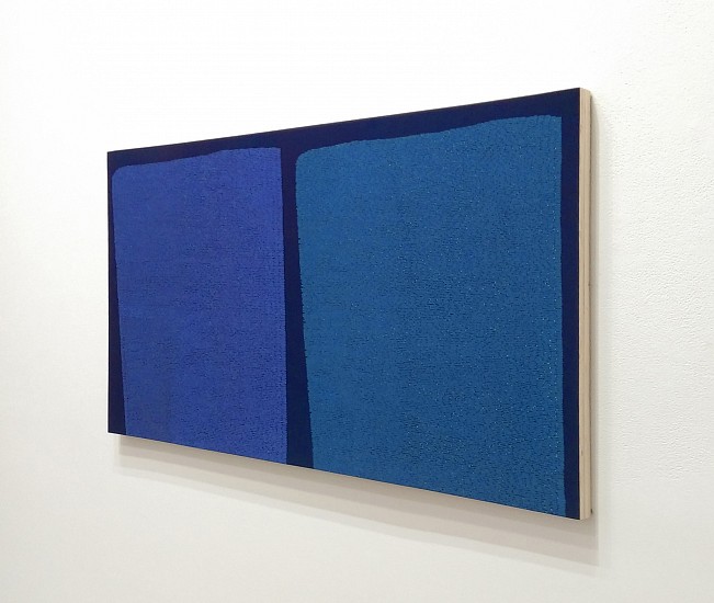 Robert Jack, A Non-Repeating Pair for Re-creation, 2011
Casein on wood, 22.75 x 42.75 inches (58 x 109 cm)