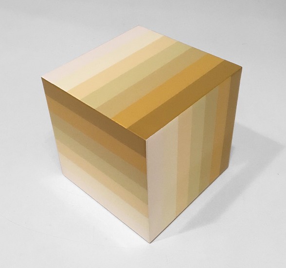 Heidi Spector, White Cube
Liquitex with resin on birch panel, 7 x 7 x 7 (18 x 18 x 18 cm)