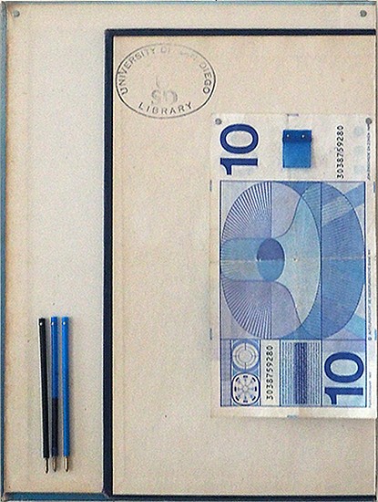 Daniel Weiner, Go Dutch, 2018
Mixed media collage nailed to birch ply
9 x 7.25 in (23 x 18 cm)