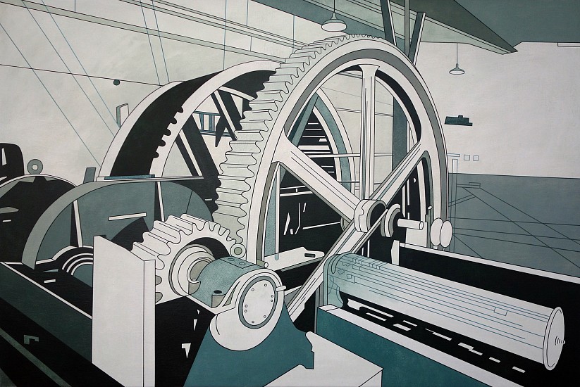 William Steiger, Green Machine , 2018
Oil on linen, 40 x 60 inches (101.5 x 152.5 cm)