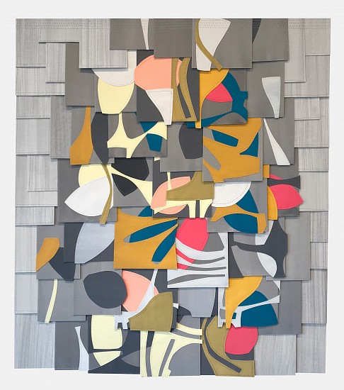 Raymond Saá, PS201909, 2019
Gouache collage on sewn paper, 37.5 x 33.5 in (95 x 85 cm), framed 
Sold