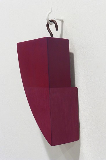 Kevin Finklea, Lost & Found #5, 2021
Acrylic on poplar, sapele, 13 1/2 x 5 1/4 x 4 1/2 inches