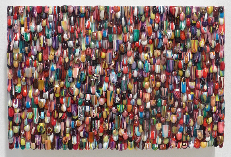 Omar Chacon, BDPMYMYQ, 2021
Acrylic on canvas, 7.5 x 11.25 inches (19.1 x 28.6 cm)