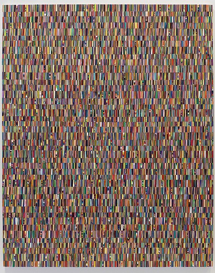 Omar Chacon, Snake of Necklaces, 2021
Acrylic on canvas, 54 x 42 inches (137 x 107 cm)
