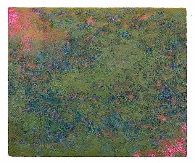 Karin Waskiewicz, Komorebi IV, 2021
Acrylic on wood panel, 40 x 48 inches (101.6 x 20.3 cm)