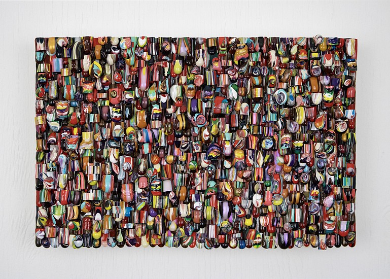 Omar Chacon, BDPM II RE, 2022
Acrylic on canvas, 7.25 x 11.25 in