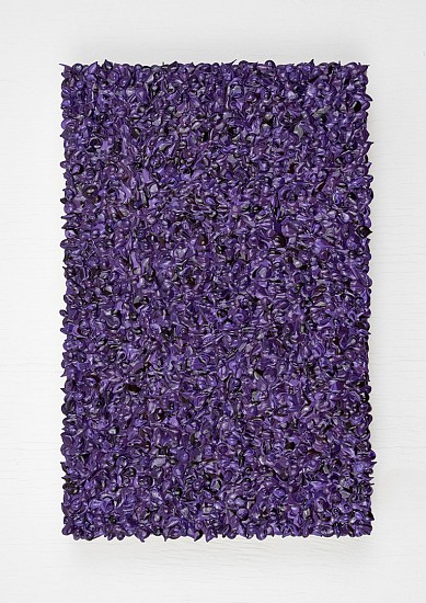 Omar Chacon, Cirio V Morado, 2023
Acrylic on canvas, 11.25 x 7.25 in