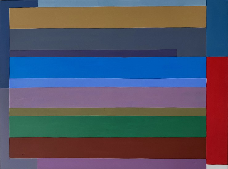 Cheonae Kim, No.11. Harmonies du Soir, 2023 - 2024
Acrylic on panel, 18 x 24 in